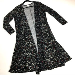 LuLaRoe Sarah Cardigan Black Size Medium